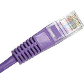Cable, Cat6, with Molded Boot, Violet, 50'