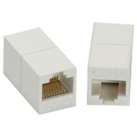 Coupler, RJ45, Cat5E, F/F, White