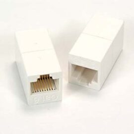 Coupler, RJ45, Cat6, F/F, White
