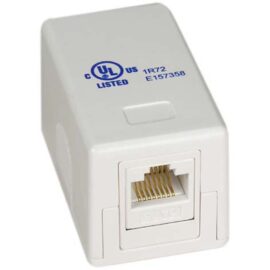 Surface Mount Box, CAT6, Single, White