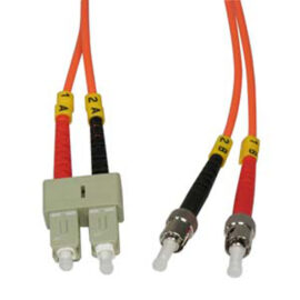 Fiber, Duplex, Multimode, 62.5/125, SC/ST, 1 Meter
