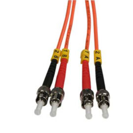 Fiber, Duplex, Multimode, 62.5/125, ST/ST, 1 Meter