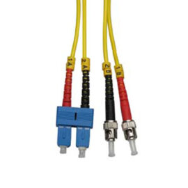 Fiber, Singlemode, Duplex, 9/125, SC/ST, 1 Meter