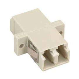 Coupler, Fiber, LC/LC, Multimode, Duplex, Plastic