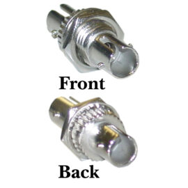 Coupler, Fiber, ST / ST, Simplex, Metal
