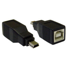 Adapter, USB B Female/Mini-B 5-pin Male