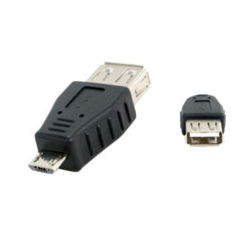 Adapter, USB A Female/Micro B Male