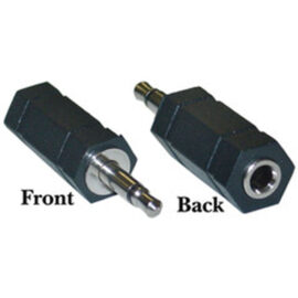 Adapter, 3.5mm Stereo Female/3.5mm Mono Male