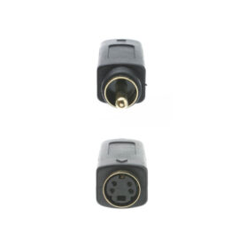 Adapter, S-Video Female / RCA Male