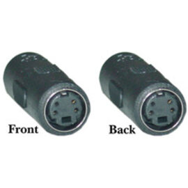 Adapter, S-Video (MiniDin4) Female/Female Gender Changer