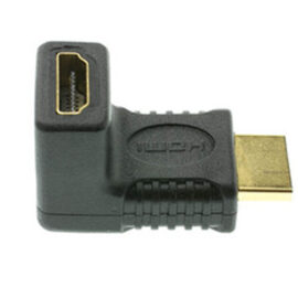 Adapter, HDMI, M/F, Vertical Up 90-degree angle