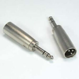 Adapter, XLR Male to Â¼â€ Stereo Male