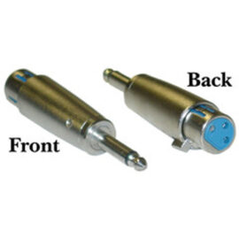 Adapter, XLR Female to Â¼â€ Mono Male