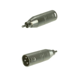 Adapter, XLR Male to RCA Male