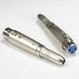 Adapter, XLR 3 pin Female to Â¼â€ Stereo Female