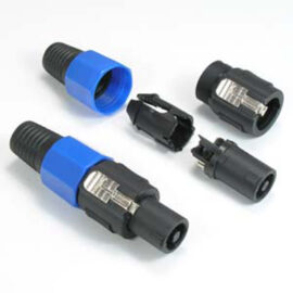 Connector, Speakon, 4-pole, Male