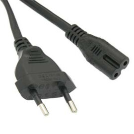 Notebook Power Cord, 2-prong "Figure-8" (C7) to EU, 6'