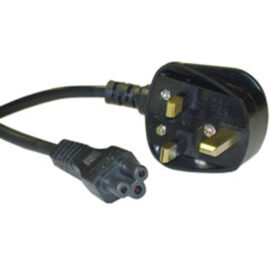 Notebook Power Cord, 3-prong "Mickey-Mouse" (C5) to UK, 6'