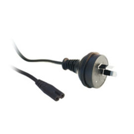 Notebook Power Cord, 2-prong "Figure-8" (C7) to Australian, 6'