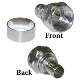 Connector, F-Type, RG6, Crimp