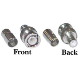 Connector, BNC, RG6, Crimp, Male, 2-piece