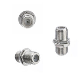 Adapter, F-Type F/F, Coupler, Panel Mount