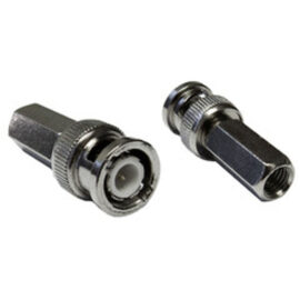 Connector, BNC, RG59, Twist-on, Male