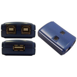 Switchbox, USB, 2 PCs to 1 USB Device, Powered