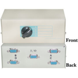 Switchbox, HDB15 (VGA), ABCD, Manual