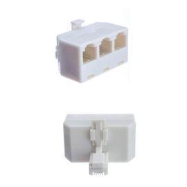 T-Adaptor, RJ11/12, 1 Plug to 3 Jacks