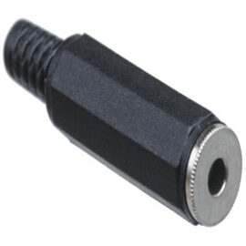 Connector, 3.5mm stereo, solder type, female