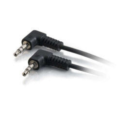 Cable, Audio, 1/8 (3.5mm) TRS, 6' w/M/M, Right Angle connectors