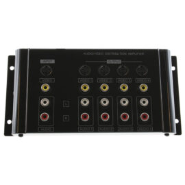4-way Composite Video/Audio RCA Distribution Amplifier/Splitter
