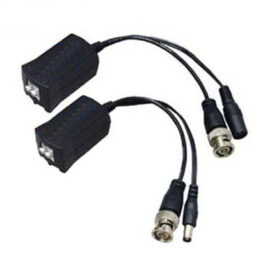 Video Balun, BNC + DC Power to UTP, Terminal Type, Passive, 2-piece set