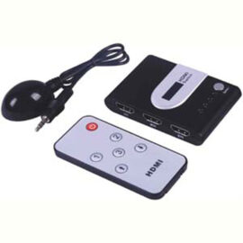 Switch, HDMI, (3-in / 1-out) with remote control