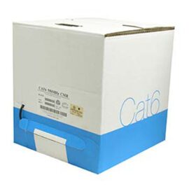 Cable, Bulk, CAT6, 550MHz, UTP, Solid, 23 AWG, PVC (CMR), Black, 1000'