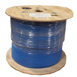Cable, Bulk, CAT6A, 10G, UTP, Solid, 23 AWG, PVC (CMR), Blue, 1000'