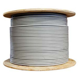 Cable, Bulk, CAT6A, 10G, UTP, Solid, 23 AWG, Plenum (CMP), Gray, 1000'