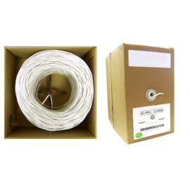 Cable, 18/2 Control, Shielded, 7-Strand, PVC (CMR), White, 1000'