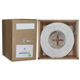 Speaker Wire, 16/2, 65 Strand, Direct Burial, UV Rated, White, 1000', ReelexII