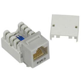 Keystone Jack, Cat6, 110 Style, Gray