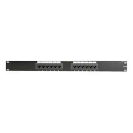 Patch Panel, CAT6, 110 Type, 12 Port, 19" Rack mount