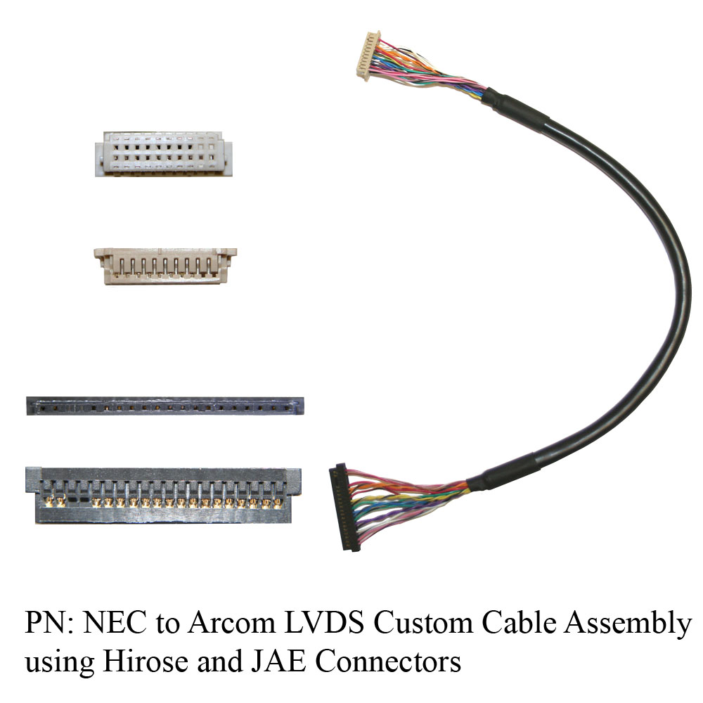 cepillo Mount Bank Destino Custom LVDS Cable Assemblies | Compatible Cable Inc.