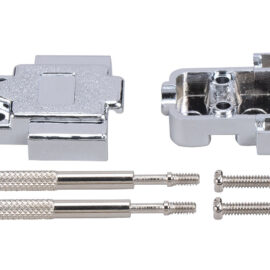 Hood, DB9/HDB15, Metal-Plastic, Thumbscrews