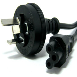 Notebook Power Cord, 3-prong "Mickey-Mouse" (C5) to Australian, 6'