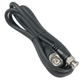 Cable, Coax, BNC, RG59/U Type, 75 ohm, 2.2GHz, Black, 12'