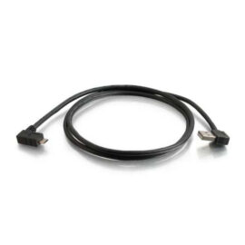 Cable, USB "A" Right Angle Male  / Micro-B Right Angle Male, 6'