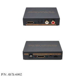 HDMI Audio Extractor, HDMI Input to Toslink S/PDIF, and Right/Left RCA Outputs
