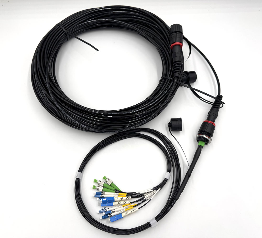 SM MTP APC MIL-TAC IP67 Fiber Assembly